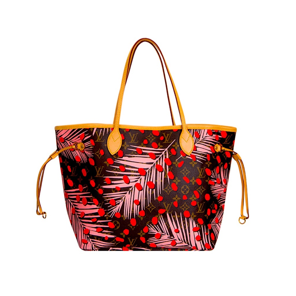 Louis Vuitton Limited Edition Palm Spring Jungle Never-full Tote Bag